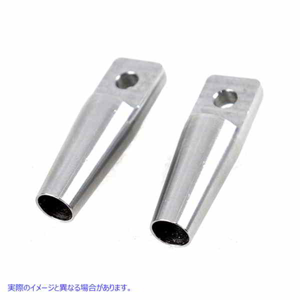 50-1596 シーシーバー ファブエンドセット 未加工 取寄せ Vツイン Sissy Bar Fab End Set Raw (検索用／
