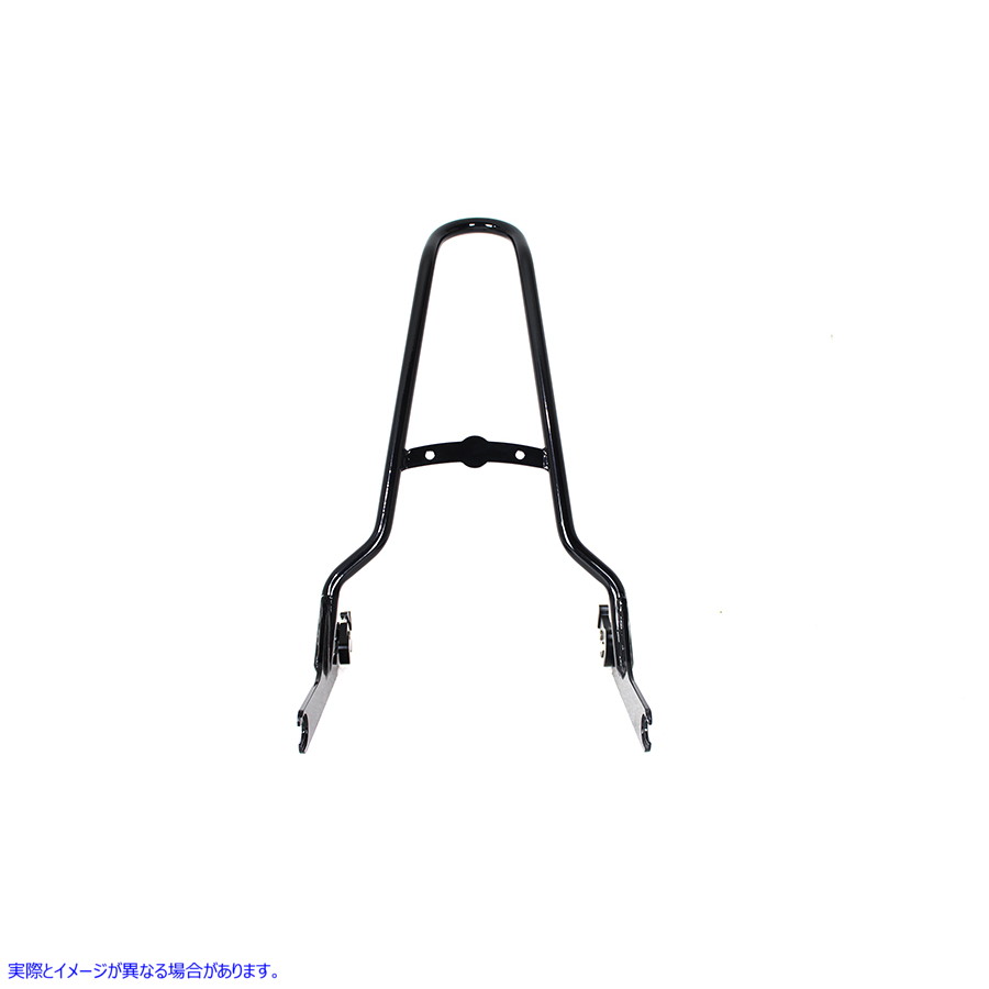 50-1640 ワンピース シーシーバー ブラック 取寄せ Vツイン One Piece Sissy Bar Black (検索用／52729-08A