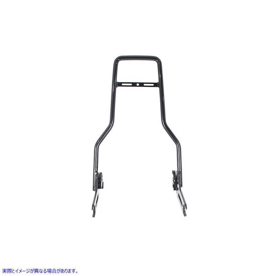 50-1643 ワンピース シーシーバー ブラック 取寄せ Vツイン One Piece Sissy Bar Black (検索用／52760-11