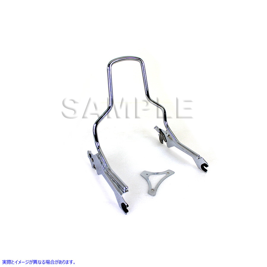 50-1686 14-1/2 インチ標準取り外し可能シーシーバー クローム 取寄せ Vツイン 14-1/2 inch Standard Detachable Sissy Bar Chro
