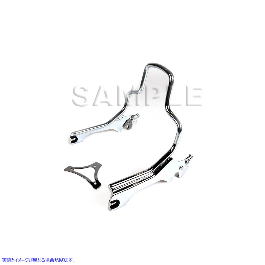 50-1688 8-1/2 インチショート取り外し可能シーシーバー クローム 取寄せ Vツイン 8-1/2 inch Short Detachable Sissy Bar Chrom