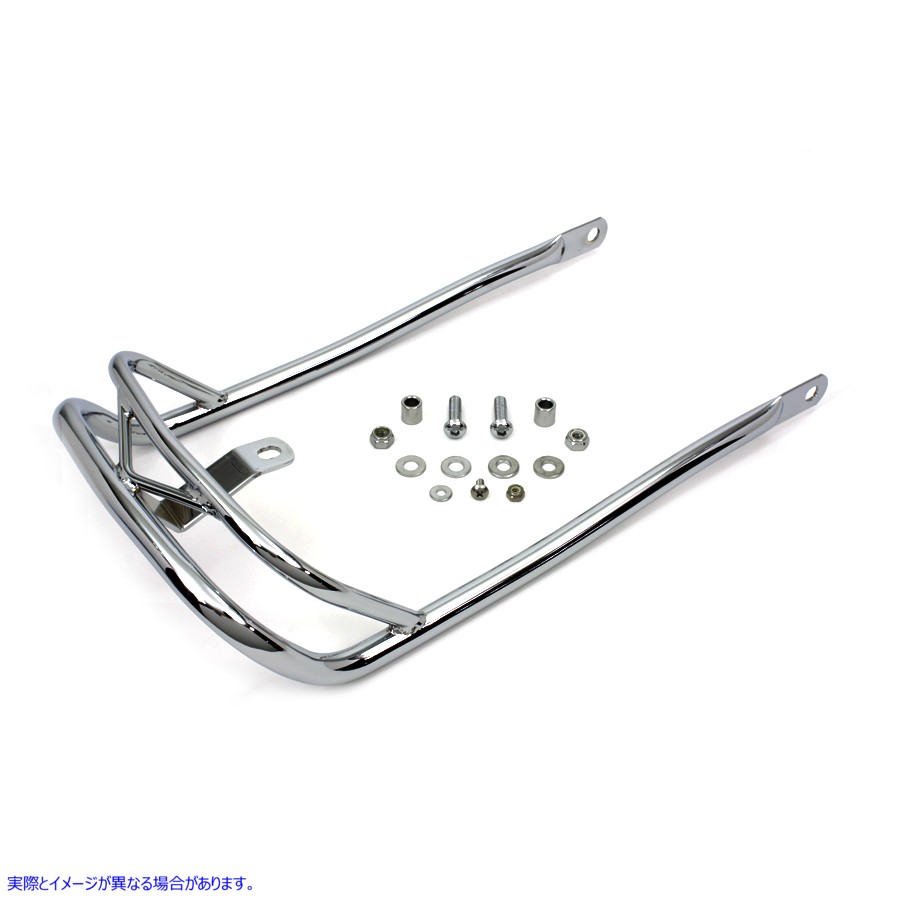 50-2016 リアフェンダートリムレールクローム 取寄せ Vツイン Rear Fender Trim Rail Chrome (検索用／91402-00