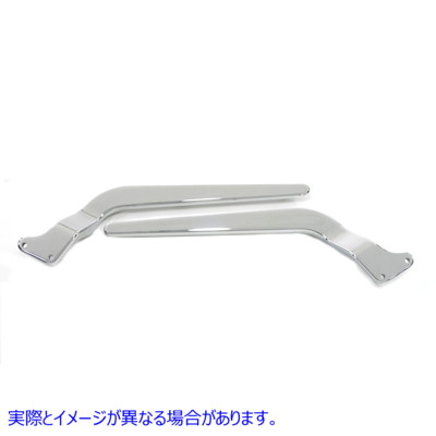 50-2039 リアフェンダー ストラットセット スムースクローム 取寄せ Vツイン Rear Fender Strut Set Smooth Chrome (検索用／