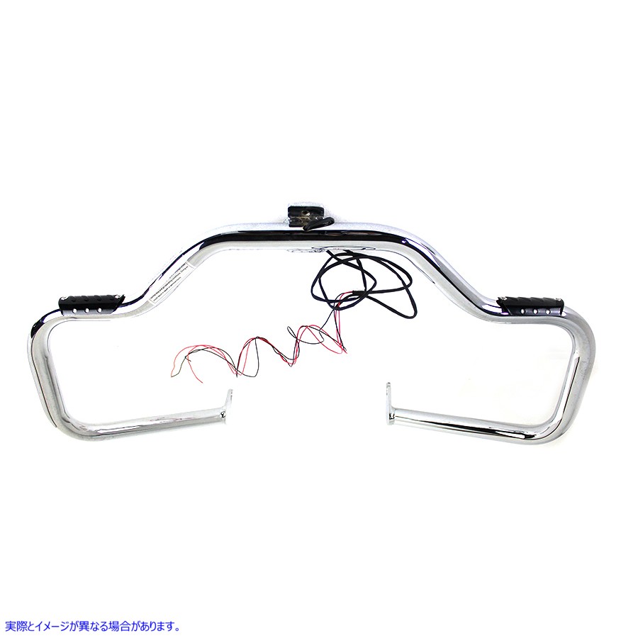 51-0013 クロームフロントターンシグナルハイウェイバー 取寄せ Vツイン Chrome Front Turn Signal Highway Bar (検索用／