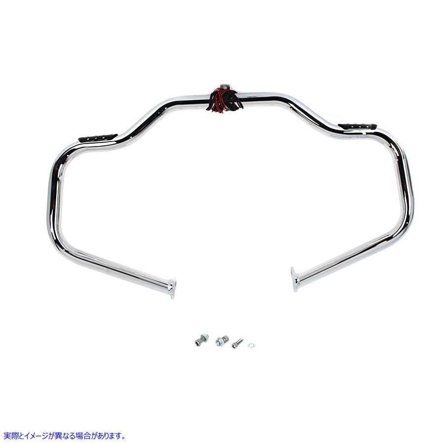 51-0015 クロームフロントターンシグナルハイウェイバー 取寄せ Vツイン Chrome Front Turn Signal Highway Bar (検索用／