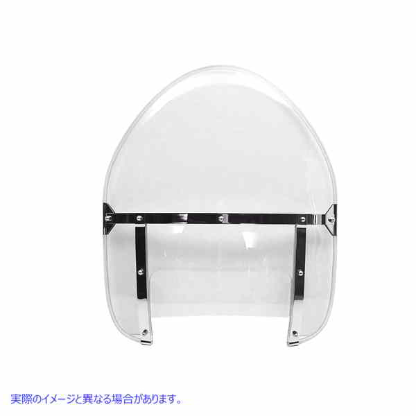 51-0238 レプリカ組み立て済みクリアフロントガラス 取寄せ Vツイン Replica Assembled Clear Windshield (検索用／