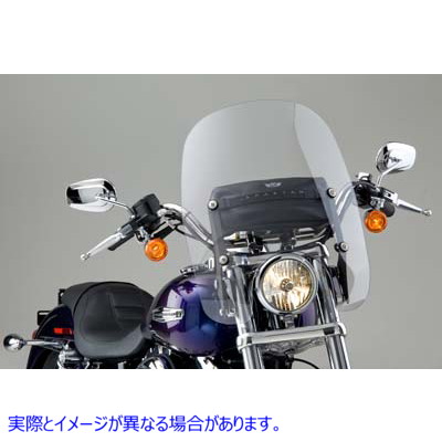 51-0285 スパルタン クイック リリース フロントガラス クリア 取寄せ Vツイン Spartan Quick Release Windshield Clear (検索用