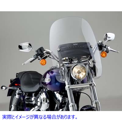 51-0287 スパルタン クイック リリース フロントガラス クリア 取寄せ Vツイン Spartan Quick Release Windshield Clear (検索用
