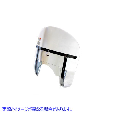 51-0302 チョップドフロントガラスライトティント 取寄せ Vツイン Chopped Windshield Clear Tint (検索用／ National Cycle N22
