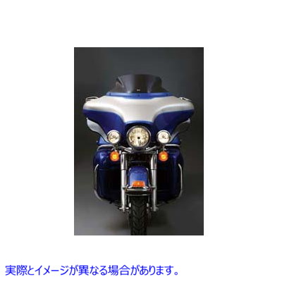 51-0403 V-Stream ダークティント超薄型フロントガラス 取寄せ Vツイン V-Stream Dark Tint Ultra Low Windshield (検索用／ Nat