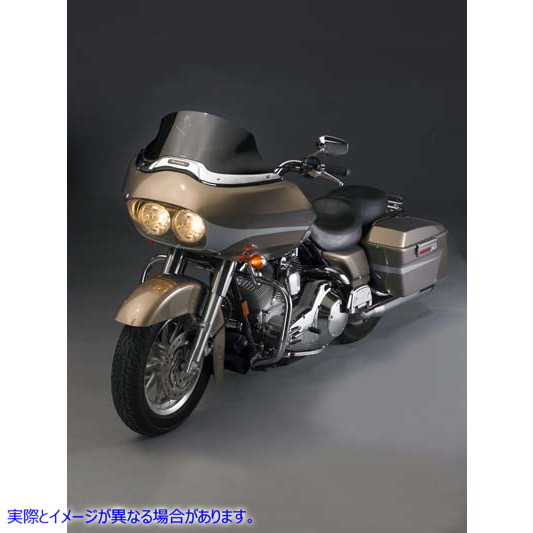 51-0407 V-Stream ダークティント ロー フロントガラス 取寄せ Vツイン V-Stream Dark Tint Low Windshield (検索用／ National