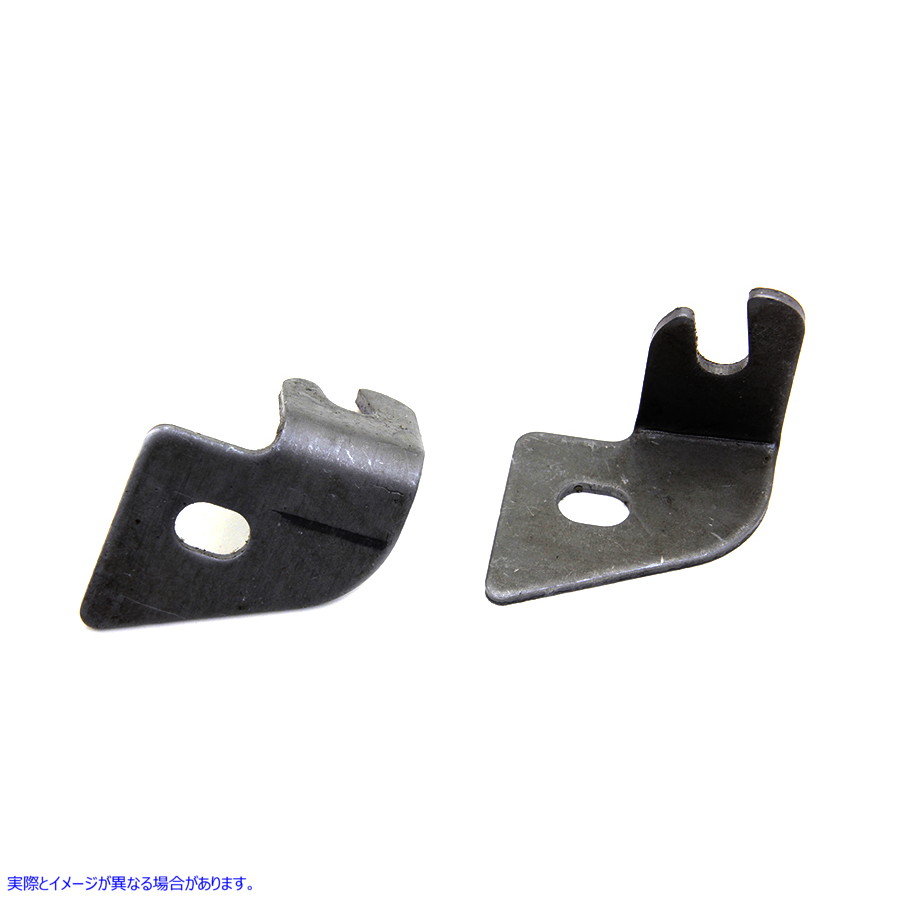51-0644 ロアタンクマウントタブセット未加工 取寄せ Vツイン Lower Tank Mount Tab Set Raw (検索用／