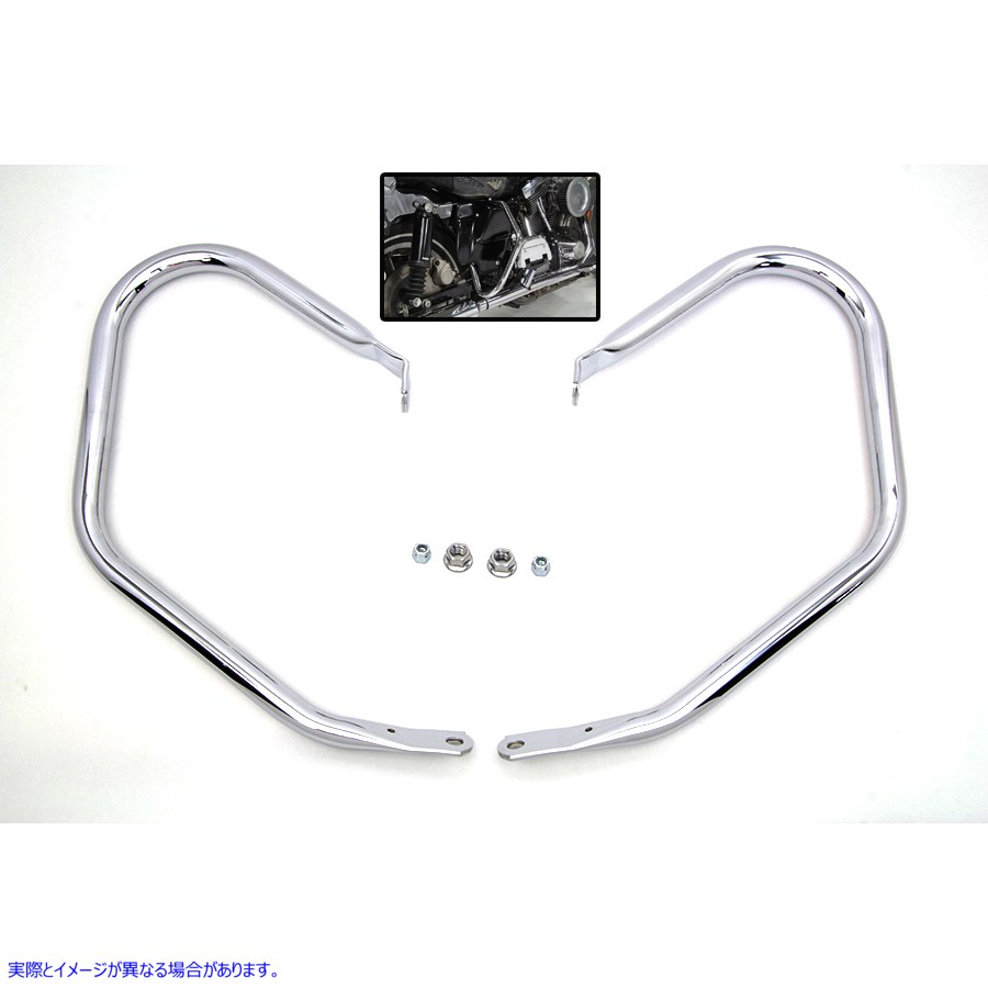 51-0851 クロームリアフレームバーセット 取寄せ Vツイン Chrome Rear Frame Bar Set (検索用／49088-01