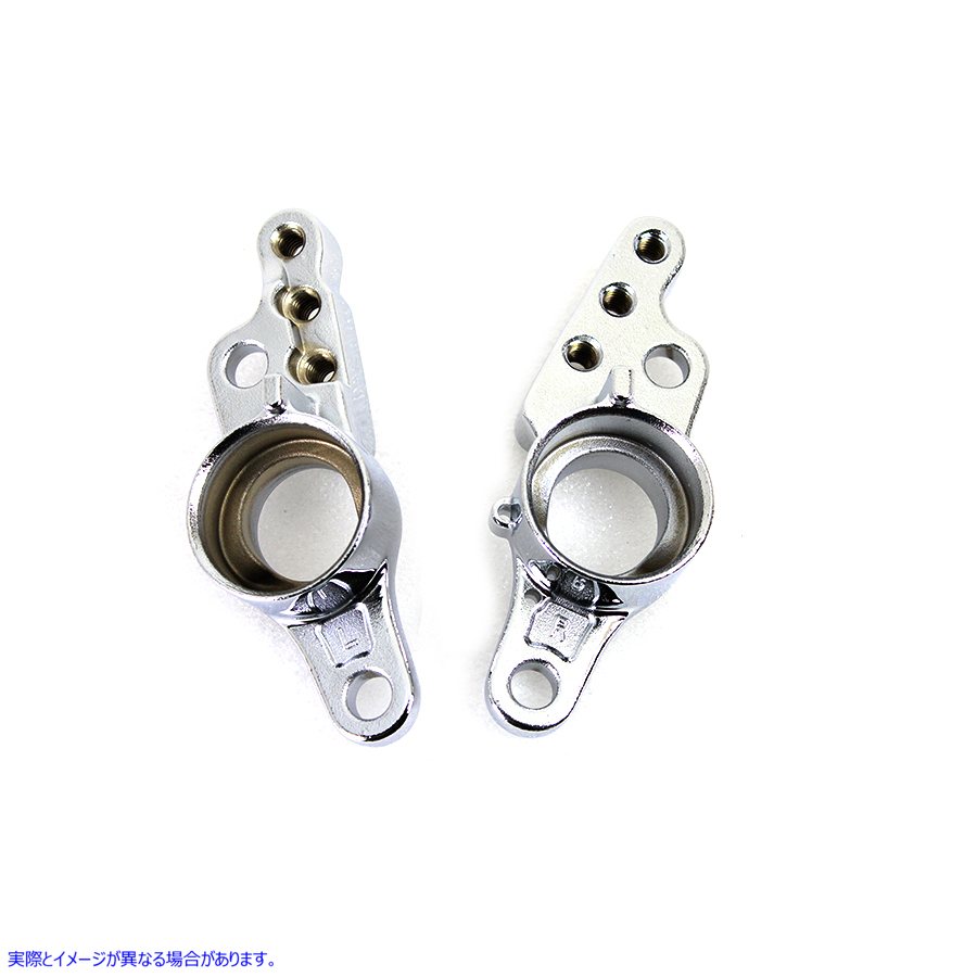 51-0994 リアフレームフォークブラケットセット クローム 取寄せ Vツイン Rear Frame Fork Bracket Set Chrome (検索用／50588-0