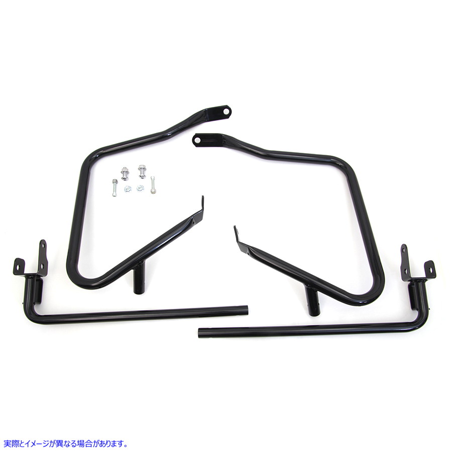51-1062 ブラック リア エンジン バー セット 取寄せ Vツイン Black Rear Engine Bar Set (検索用／90200788