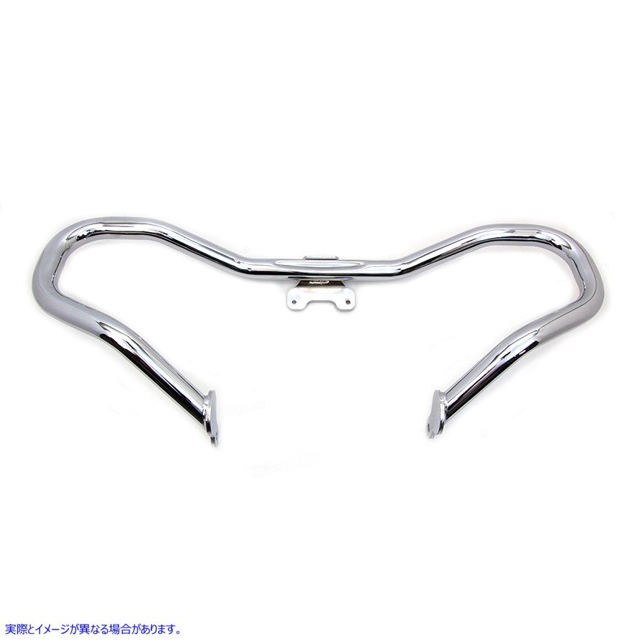 51-1065 クロームチョップドフロントエンジンガード 取寄せ Vツイン Chrome Chopped Front Engine Guard (検索用／49000105