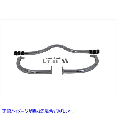 51-2080 クロームフロントエンジンバー 取寄せ Vツイン Chrome Front Engine Bar (検索用／