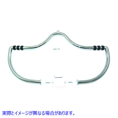 51-2085 ナーフ フロント エンジン バー クローム 取寄せ Vツイン Nerf Front Engine Bar Chrome (検索用／