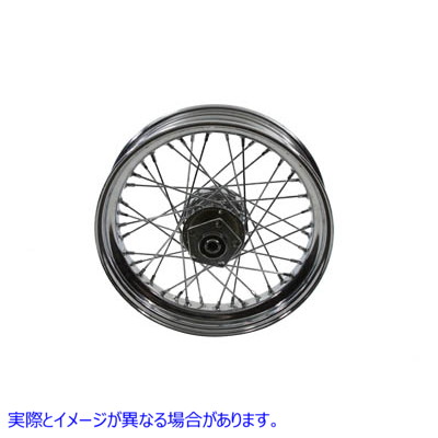 52-0215 16 インチ x 3.50 インチのリア スポーク ホイール 取寄せ Vツイン 16 inch x 3.50 inch Rear Spoke Wheel (検索用／