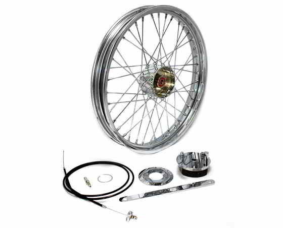 52-0358 21 インチ x 2.15 インチ ミニ ブレーキ ホイール 取寄せ Vツイン 21 inch x 2.15 inch Mini Brake Wheel (検索用／