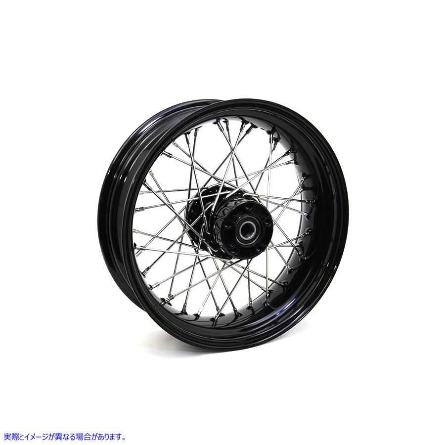 52-0373 16インチ x 5インチ XL リアホイール ブラック 16 inch x 5 inch XL Rear Wheel Black 取寄せ Vツイン (検索用／