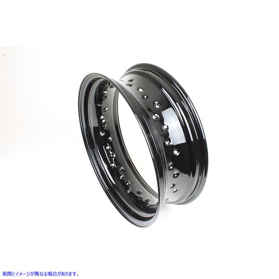 52-0472 16 インチ X 5 インチ リム リア ブラック 取寄せ Vツイン 16 inch X 5 inch Rim Rear Black (検索用／41445-09