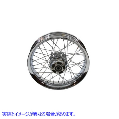 52-0664 16 インチ x 3.00 インチのフロント スポーク ホイール 16 inch x 3.00 inch Front Spoke Wheel 取寄せ Vツイン (検索用