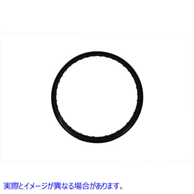 52-0785 18 インチ x 2.15 インチ ロールドエッジ リム ブラック 取寄せ Vツイン 18 inch x 2.15 inch Rolled Edge Rim Black (