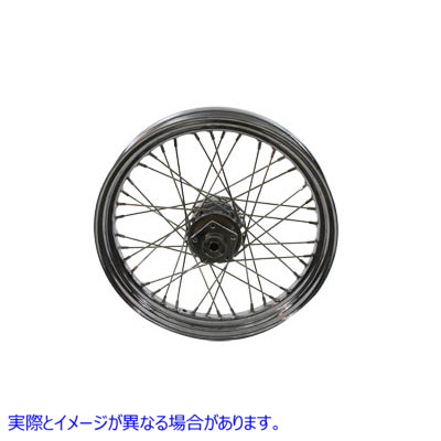 52-0820 19 インチ x 2.50 インチ レプリカ フロント スポーク ホイール 取寄せ Vツイン 19 inch x 2.50 inch Replica Front Spo