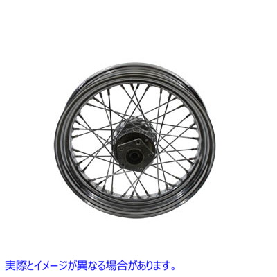 52-0848 16 インチ x 3.00 インチのレプリカ フロント スポーク ホイール 取寄せ Vツイン 16 inch x 3.00 inch Replica Front Sp