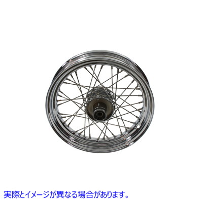 52-0849 16 インチ x 3.00 インチのレプリカ フロント スポーク ホイール 取寄せ Vツイン 16 inch x 3.00 inch Replica Front Sp