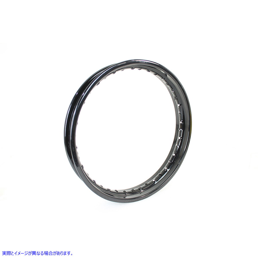 52-1040 18 インチ x 2.25 インチ KH スタイル ホイール リム ブラック 取寄せ Vツイン 18 inch x 2.25 inch Wheel Rim Black (
