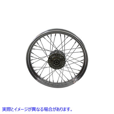 52-1086 19 インチ x 2.50 インチ レプリカ フロント スポーク ホイール 取寄せ Vツイン 19 inch x 2.50 inch Replica Front Spo