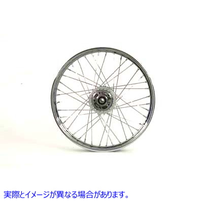 52-1088 21 インチ x 2.15 インチ レプリカ フロント スポーク ホイール 取寄せ Vツイン 21 inch x 2.15 inch Replica Front Spo