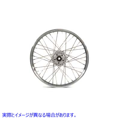 52-1089 21 インチ x 2.15 インチ レプリカ フロント スポーク ホイール 取寄せ Vツイン 21 inch x 2.15 inch Replica Front Spo