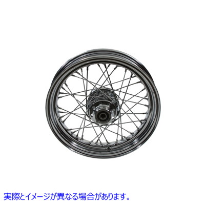52-1092 16 インチ x 3.00 インチのレプリカ フロント スポーク ホイール 取寄せ Vツイン 16 inch x 3.00 inch Replica Front Sp