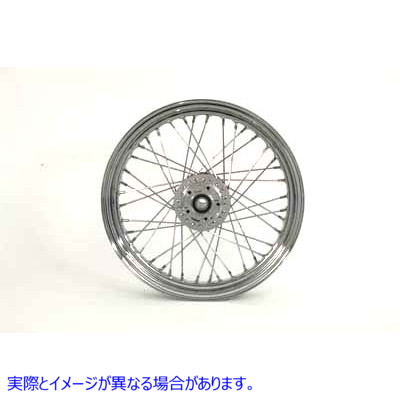 52-2000 19 インチ x 2.5 インチ レプリカ フロント スポーク ホイール 取寄せ Vツイン 19 inch x 2.5 inch Replica Front Spoke