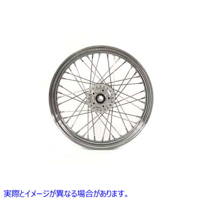 52-2001 19 インチ x 2.5 インチ レプリカ フロント スポーク ホイール 取寄せ Vツイン 19 inch x 2.5 inch Replica Front Spoke
