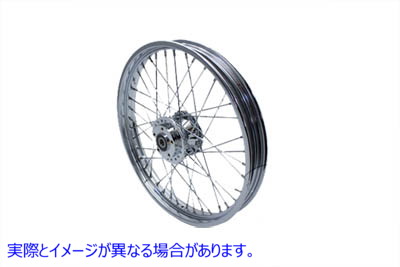 52-2023 21 インチ x 2.15 インチ レプリカ フロント スポーク ホイール 取寄せ Vツイン 21 inch x 2.15 inch Replica Front Spo