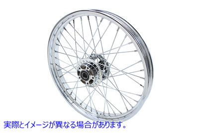 52-2027 21 インチ x 2.15 インチ レプリカ フロント スポーク ホイール 取寄せ Vツイン 21 inch x 2.15 inch Replica Front Spo