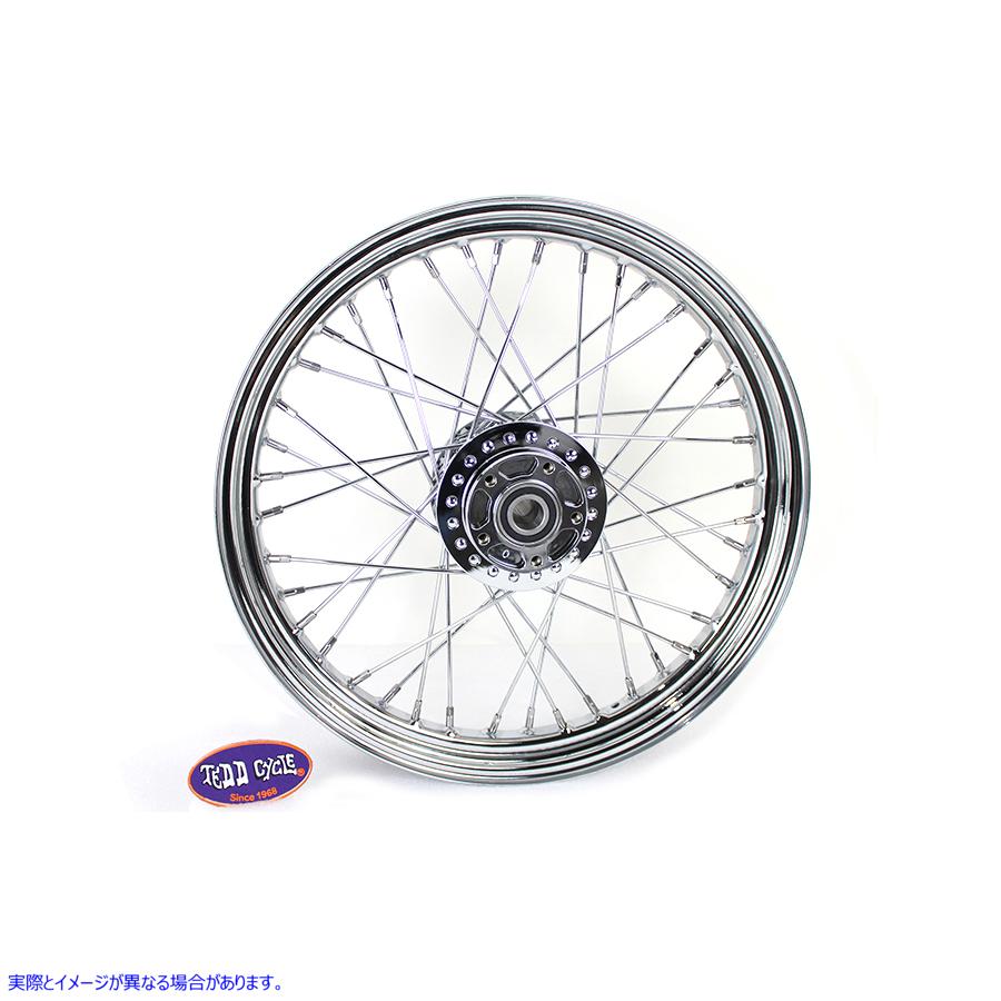 52-2031 19 インチ x 2.50 インチ レプリカ フロント スポーク ホイール 取寄せ Vツイン 19 inch x 2.50 inch Replica Front Spo