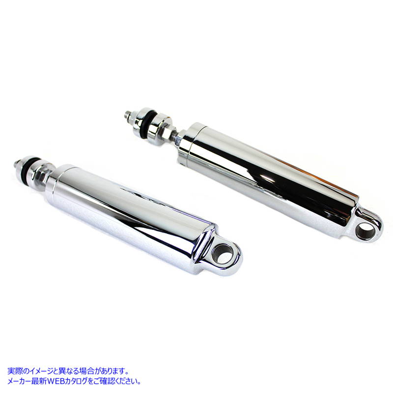 54-0175 11インチショックセット クロームビレット 取寄せ Vツイン 11 inch Shock Set Chrome Billet (検索用／