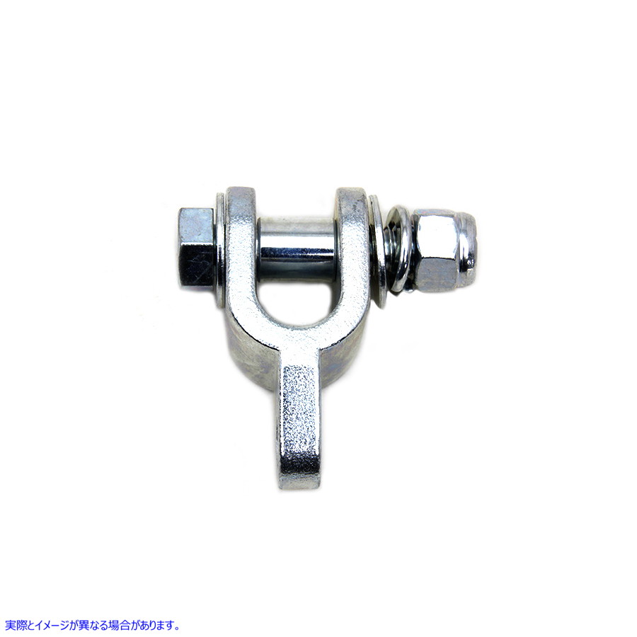 54-0407 シートショック クレビス 亜鉛メッキ 取寄せ Vツイン Seat Shock Clevis Zinc Plated (検索用／