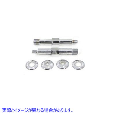 54-0440 クロームアッパーリアショックスタッドキット 取寄せ Vツイン Chrome Upper Rear Shock Stud Kit (検索用／54515-67