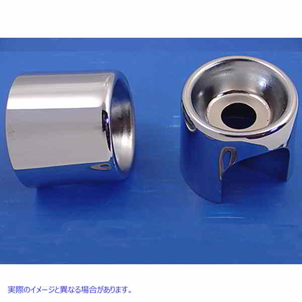 54-0509 ショックスタッドカバーセット アッパークローム 取寄せ Vツイン Shock Stud Cover Set Upper Chrome (検索用／54712-94