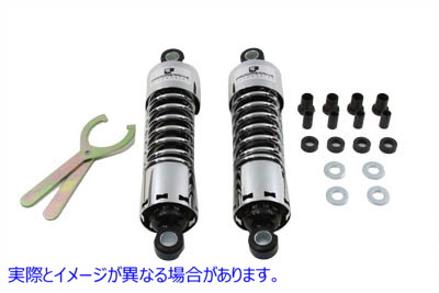 54-2000 12-1/2インチプログレッシブ412シリーズショックセット 取寄せ Vツイン 12-1/2 inch Progressive 412 Series Shock Set