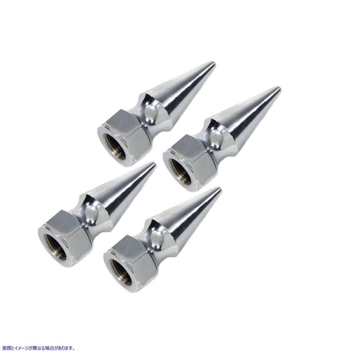 6903-4 クロームパイクナット細目5/16インチ-24ネジ 取寄せ Vツイン Chrome Pike Nut Fine 5/16 inch-24 Thread (検索用／ Colon