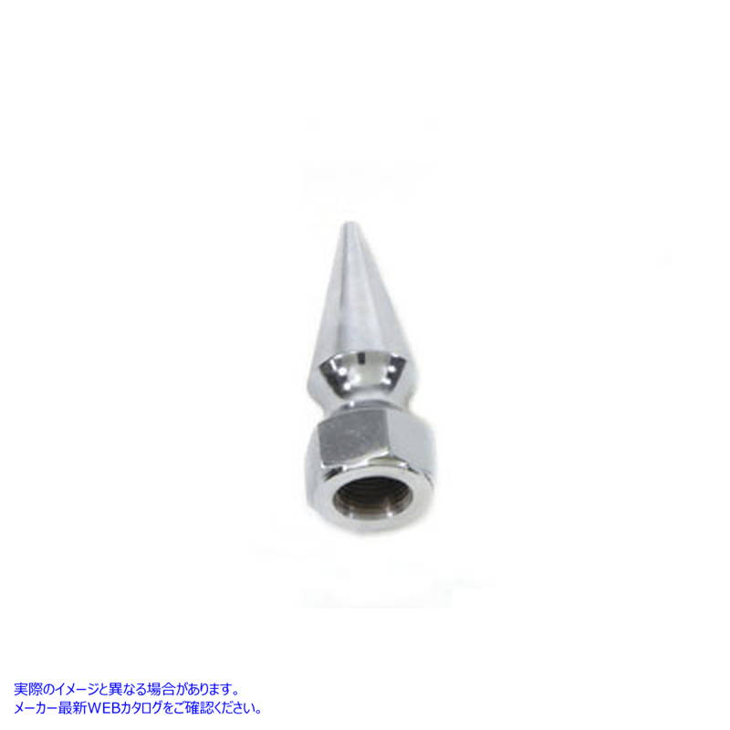 6908-1T クロームパイクナット細目5/8インチ-18ネジ 取寄せ Vツイン Chrome Pike Nut Fine 5/8 inch-18 Thread (検索用／ Colony
