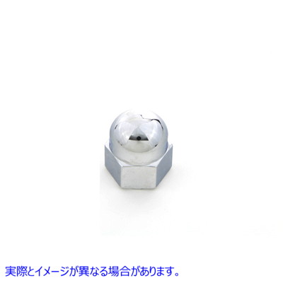 6939-1T クロム エイコーン ナット 細目 3/4 インチ-16 ネジ 取寄せ Vツイン Chrome Acorn Nut Fine 3/4 inch-16 Thread (検索用