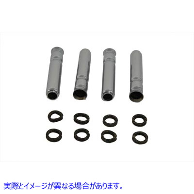 7617-12 クロームロアプッシュロッドカバー 取寄せ Vツイン Chrome Lower Pushrod Cover (検索用／17938-36